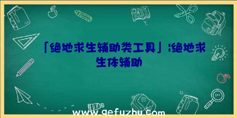 「绝地求生辅助类工具」|绝地求生体辅助